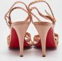 Christian Louboutin Pre-owned Fabric sandals Beige Dames - Thumbnail 4