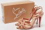 Christian Louboutin Pre-owned Fabric sandals Beige Dames - Thumbnail 8