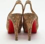 Christian Louboutin Pre-owned Fabric sandals Beige Dames - Thumbnail 4