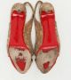 Christian Louboutin Pre-owned Fabric sandals Beige Dames - Thumbnail 5