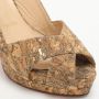 Christian Louboutin Pre-owned Fabric sandals Beige Dames - Thumbnail 6