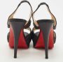 Christian Louboutin Pre-owned Fabric sandals Black Dames - Thumbnail 5
