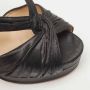 Christian Louboutin Pre-owned Fabric sandals Black Dames - Thumbnail 7