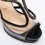 Christian Louboutin Pre-owned Fabric sandals Black Dames - Thumbnail 7