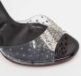 Christian Louboutin Pre-owned Fabric sandals Black Dames - Thumbnail 6