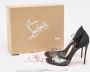 Christian Louboutin Pre-owned Fabric sandals Black Dames - Thumbnail 8