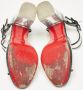 Christian Louboutin Pre-owned Fabric sandals Black Dames - Thumbnail 4