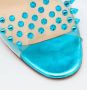Christian Louboutin Pre-owned Fabric sandals Blue Dames - Thumbnail 7