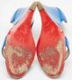 Christian Louboutin Pre-owned Fabric sandals Blue Dames - Thumbnail 4