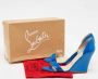 Christian Louboutin Pre-owned Fabric sandals Blue Dames - Thumbnail 7