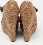 Christian Louboutin Pre-owned Fabric sandals Brown Dames - Thumbnail 5