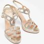 Christian Louboutin Pre-owned Fabric sandals Gray Dames - Thumbnail 4