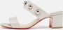 Christian Louboutin Pre-owned Fabric sandals Gray Dames - Thumbnail 2