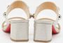 Christian Louboutin Pre-owned Fabric sandals Gray Dames - Thumbnail 5