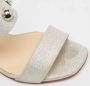 Christian Louboutin Pre-owned Fabric sandals Gray Dames - Thumbnail 7