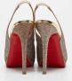 Christian Louboutin Pre-owned Fabric sandals Gray Dames - Thumbnail 5