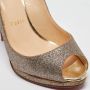 Christian Louboutin Pre-owned Fabric sandals Gray Dames - Thumbnail 7