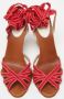 Christian Louboutin Pre-owned Fabric sandals Red Dames - Thumbnail 3