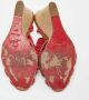 Christian Louboutin Pre-owned Fabric sandals Red Dames - Thumbnail 6
