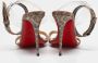 Christian Louboutin Pre-owned Fabric sandals Yellow Dames - Thumbnail 4