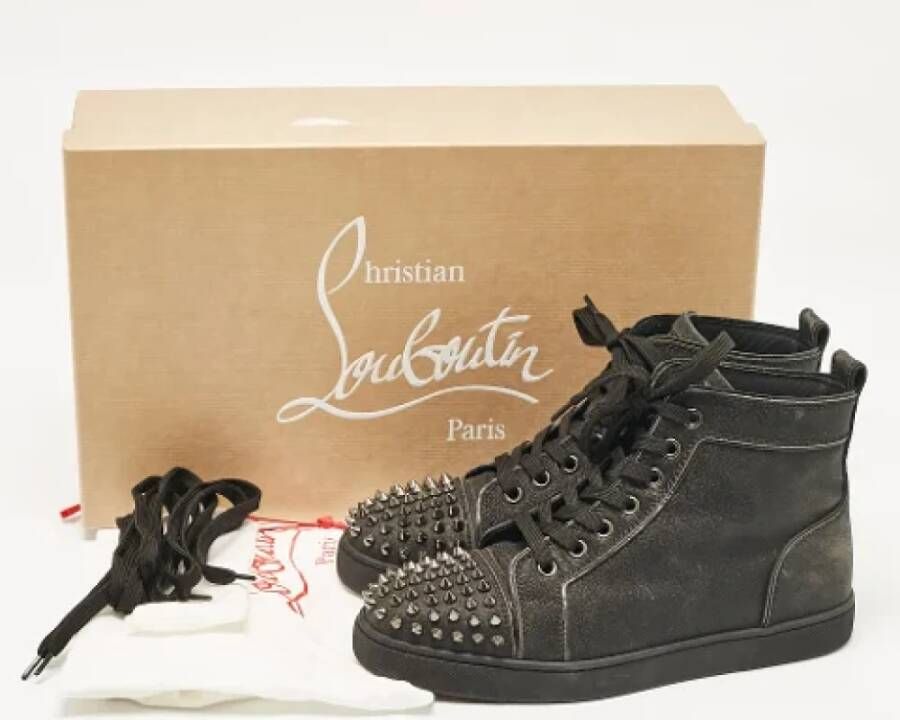 Christian Louboutin Pre-owned Fabric sneakers Black Dames