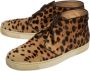 Christian Louboutin Pre-owned Fabric sneakers Brown Dames - Thumbnail 3