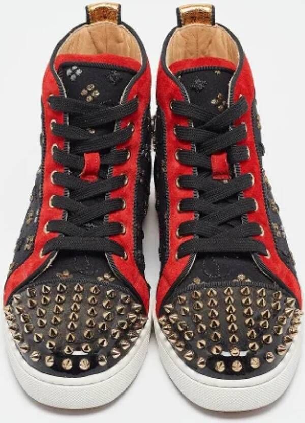 Christian Louboutin Pre-owned Fabric sneakers Multicolor Dames