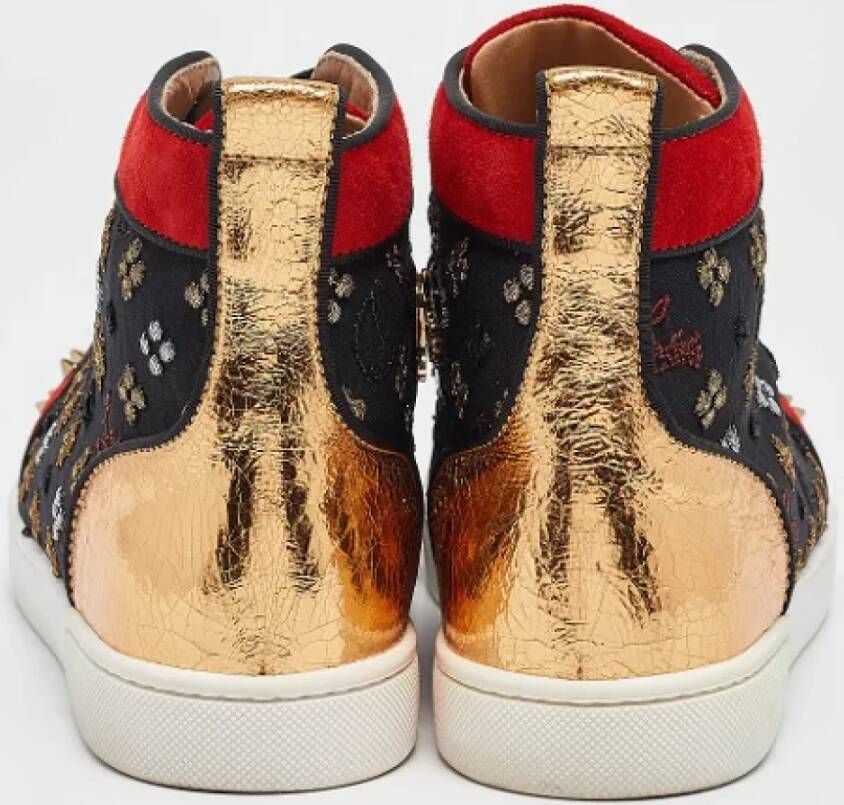 Christian Louboutin Pre-owned Fabric sneakers Multicolor Dames