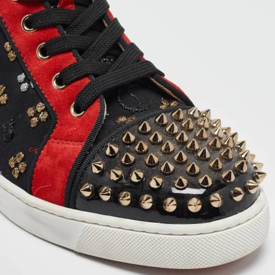 Christian Louboutin Pre-owned Fabric sneakers Multicolor Dames