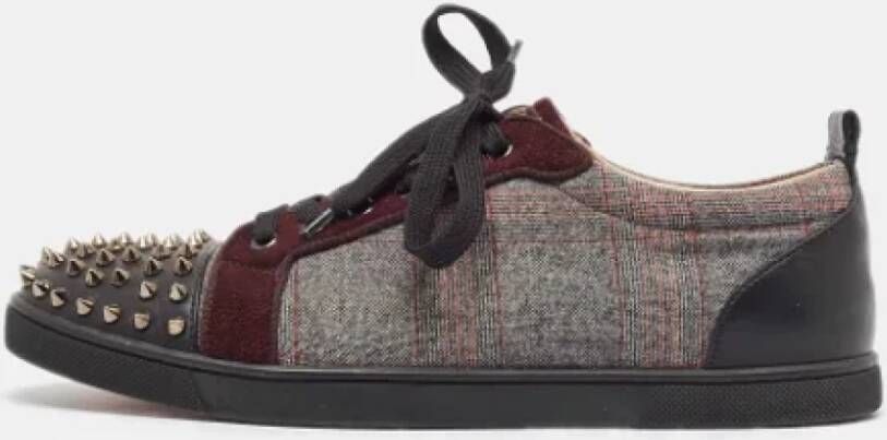 Christian Louboutin Pre-owned Fabric sneakers Multicolor Heren