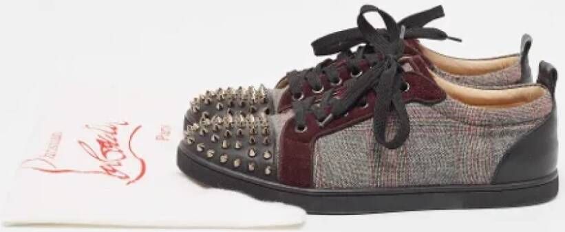 Christian Louboutin Pre-owned Fabric sneakers Multicolor Heren