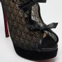 Christian Louboutin Pre-owned Lace boots Black Dames - Thumbnail 6