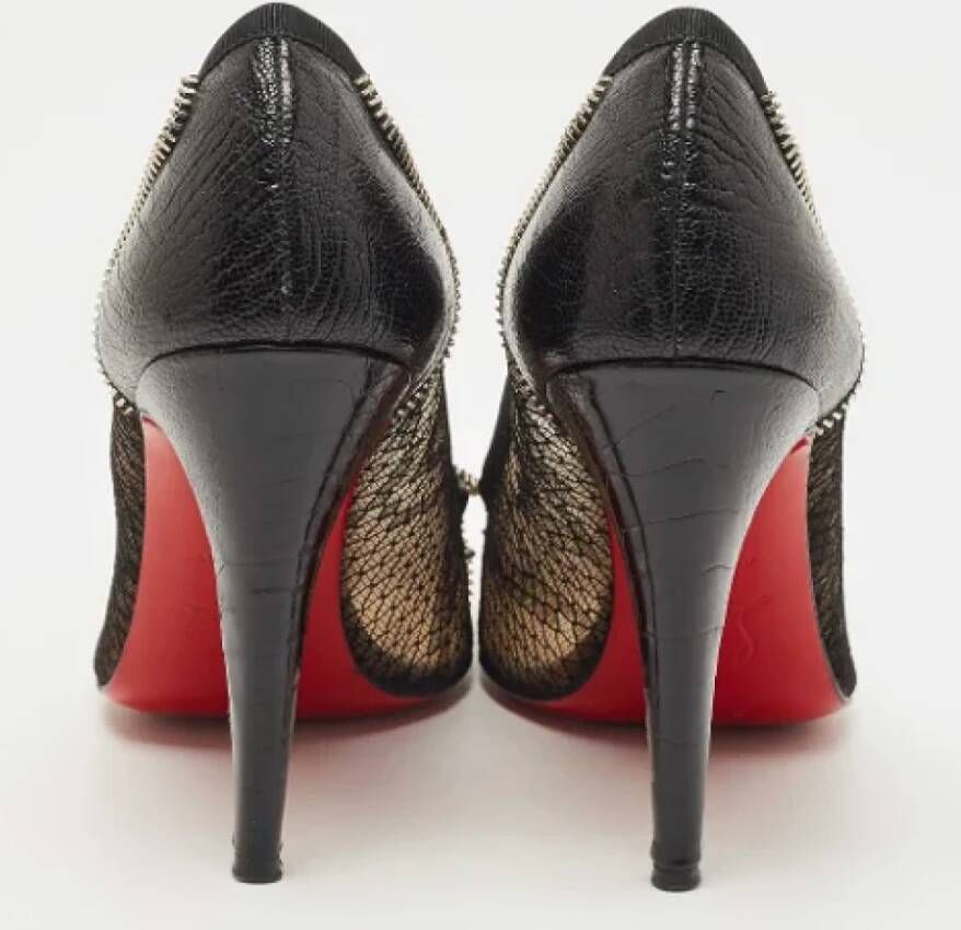 Christian Louboutin Pre-owned Lace heels Black Dames
