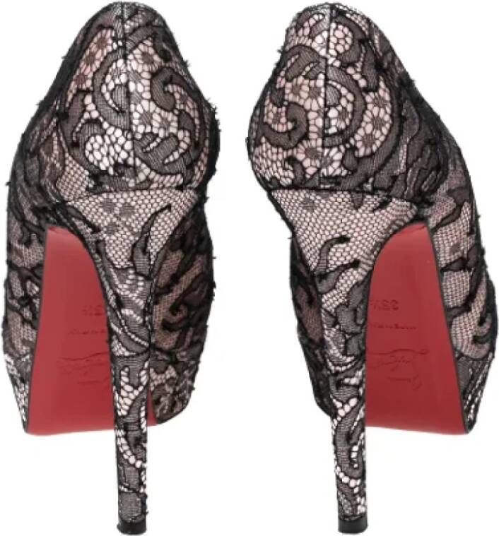 Christian Louboutin Pre-owned Lace heels Black Dames