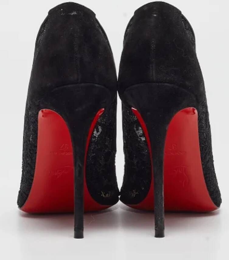 Christian Louboutin Pre-owned Lace heels Black Dames