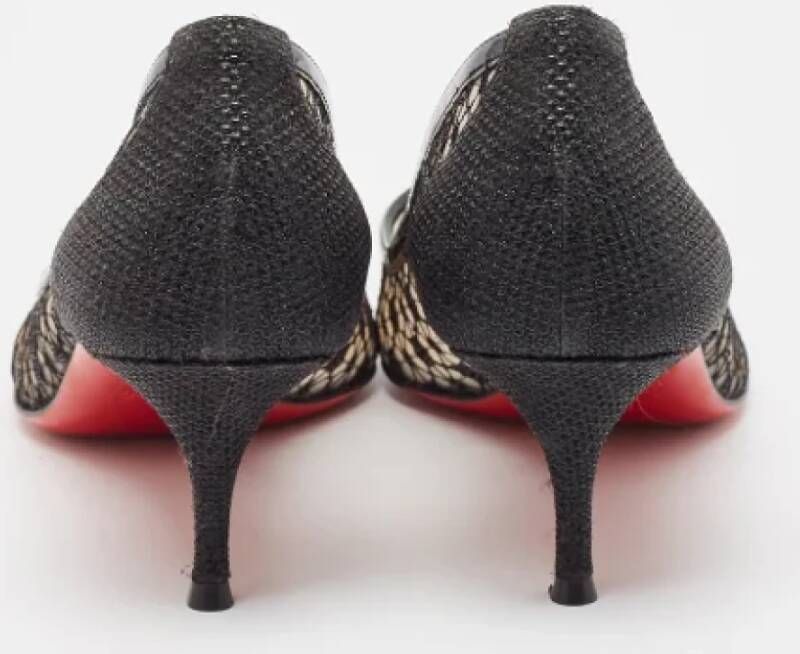 Christian Louboutin Pre-owned Lace heels Black Dames