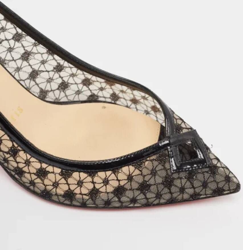 Christian Louboutin Pre-owned Lace heels Black Dames