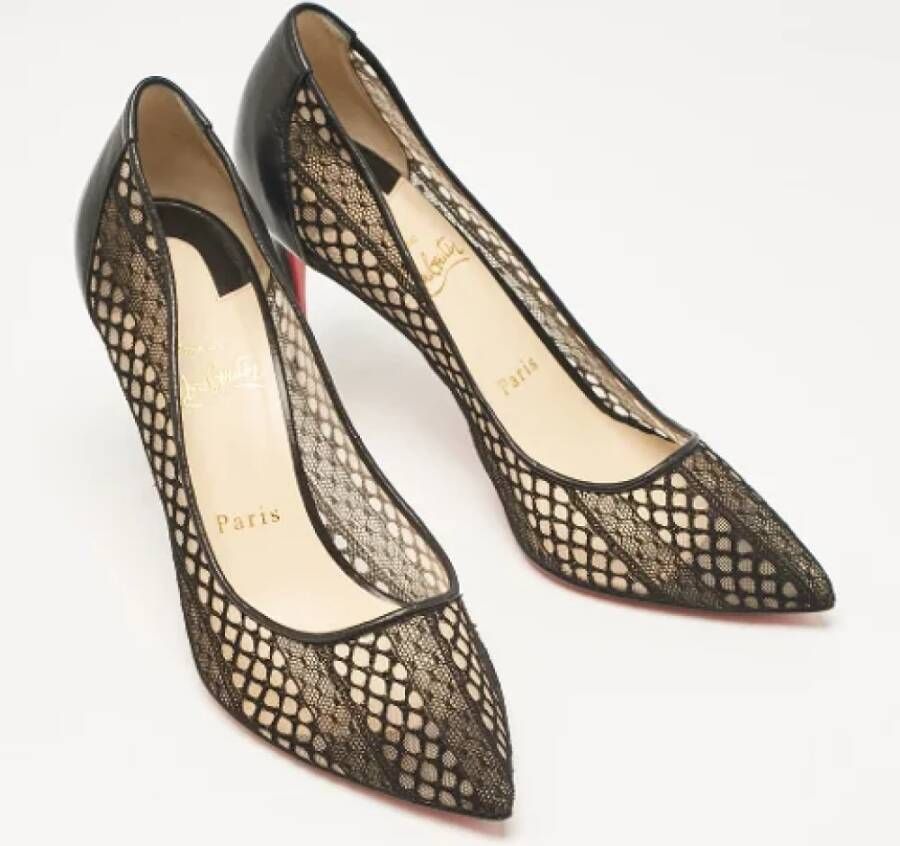 Christian Louboutin Pre-owned Lace heels Black Dames