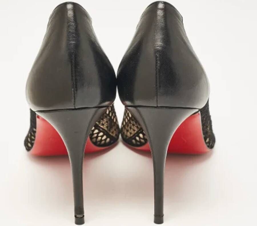 Christian Louboutin Pre-owned Lace heels Black Dames