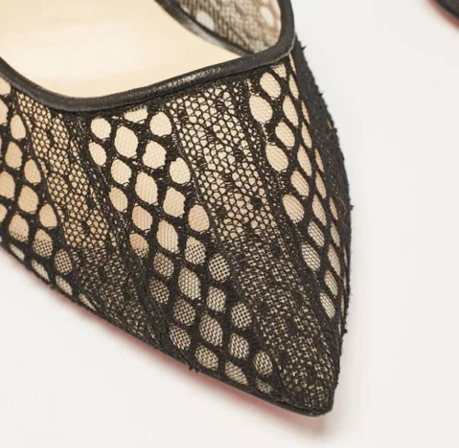 Christian Louboutin Pre-owned Lace heels Black Dames