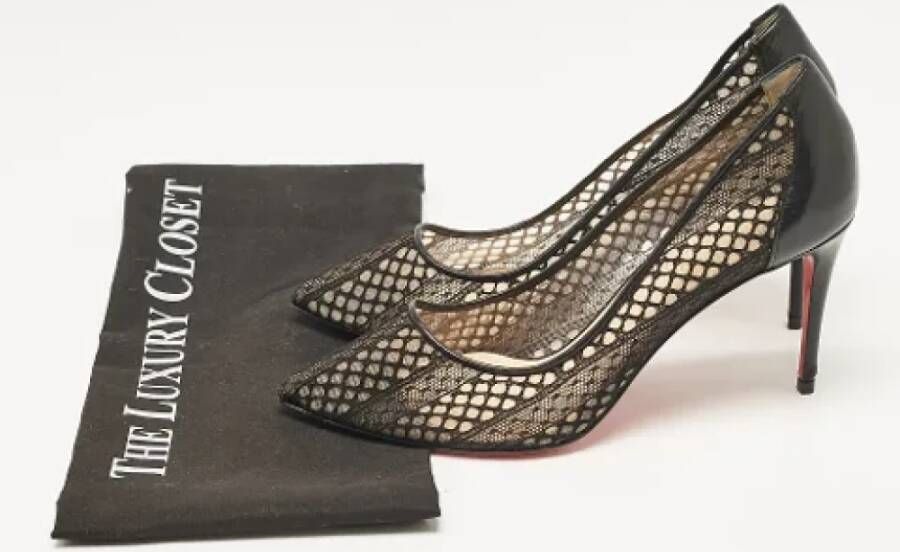 Christian Louboutin Pre-owned Lace heels Black Dames