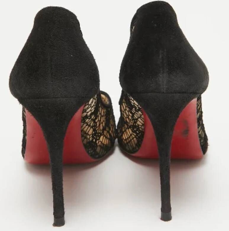 Christian Louboutin Pre-owned Lace heels Black Dames