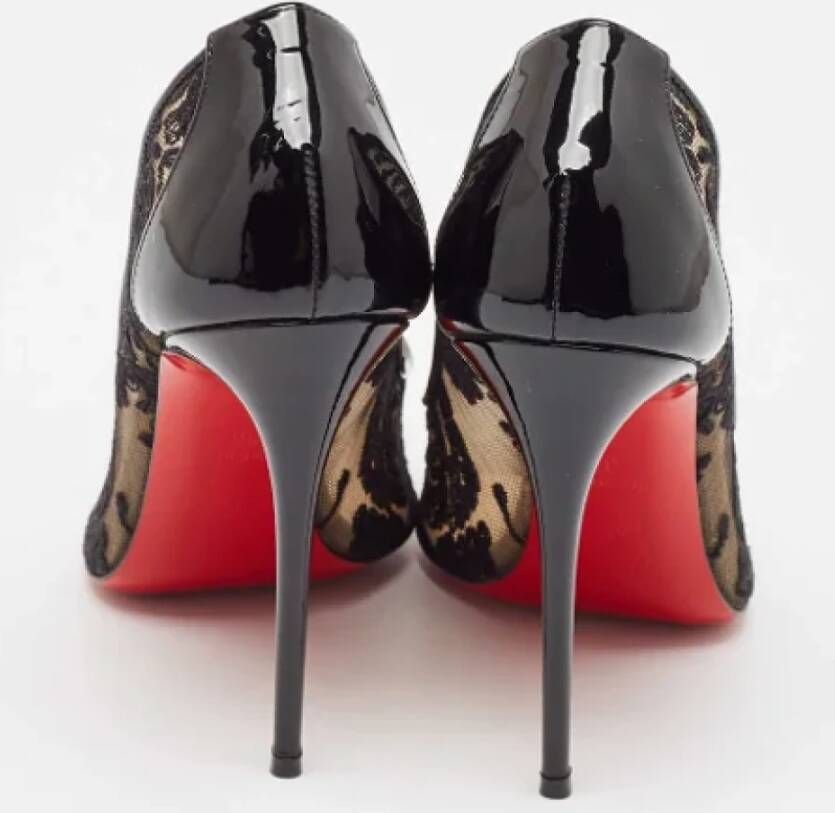 Christian Louboutin Pre-owned Lace heels Black Dames