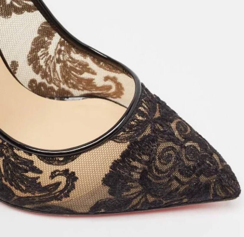 Christian Louboutin Pre-owned Lace heels Black Dames