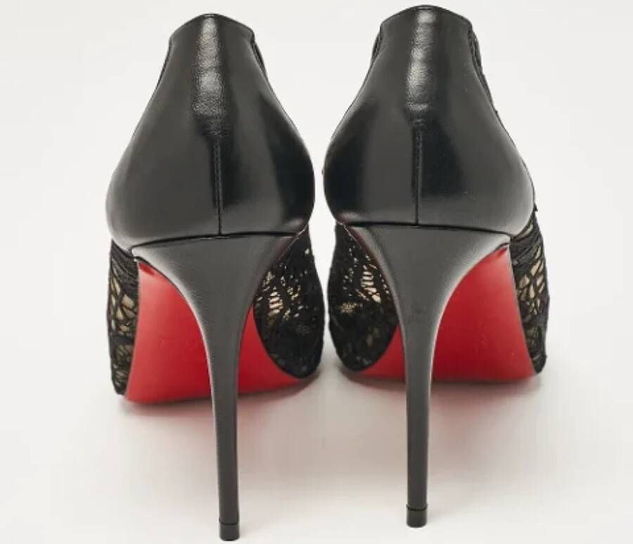 Christian Louboutin Pre-owned Lace heels Black Dames