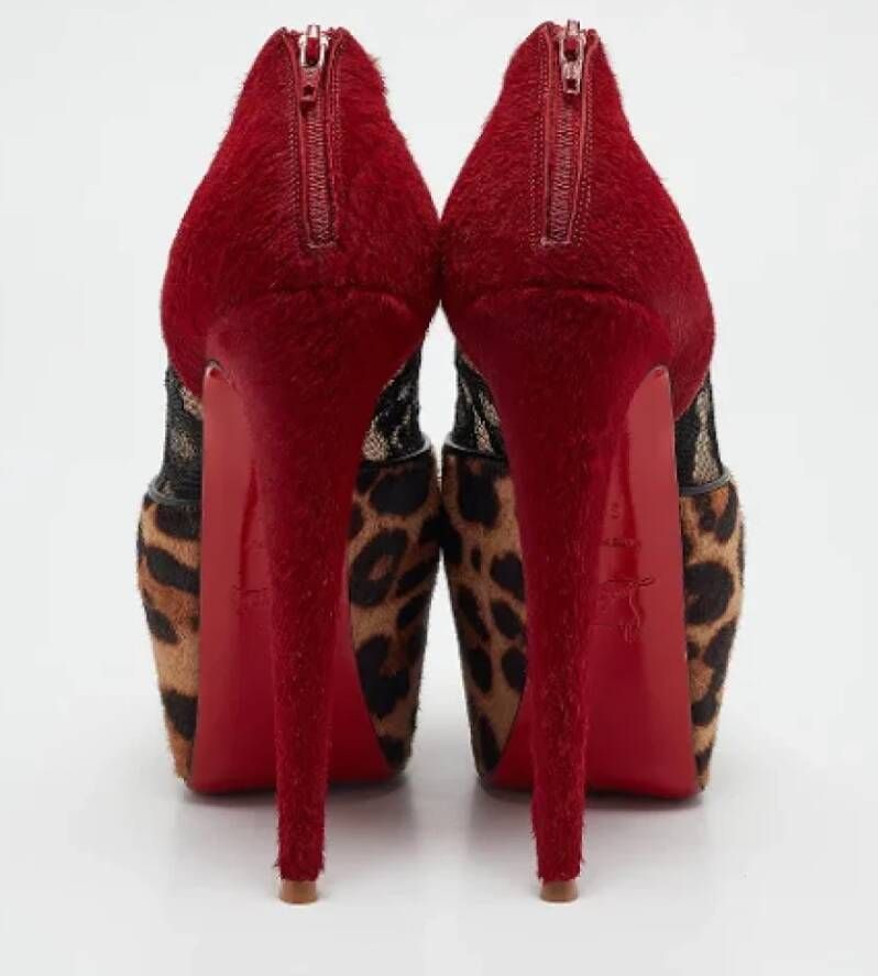 Christian Louboutin Pre-owned Lace heels Multicolor Dames