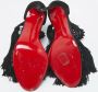 Christian Louboutin Pre-owned Lace sandals Black Dames - Thumbnail 6