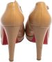 Christian Louboutin Pre-owned Leather boots Beige Dames - Thumbnail 4