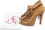 Christian Louboutin Pre-owned Leather boots Beige Dames - Thumbnail 7