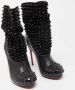 Christian Louboutin Pre-owned Leather boots Black Dames - Thumbnail 4